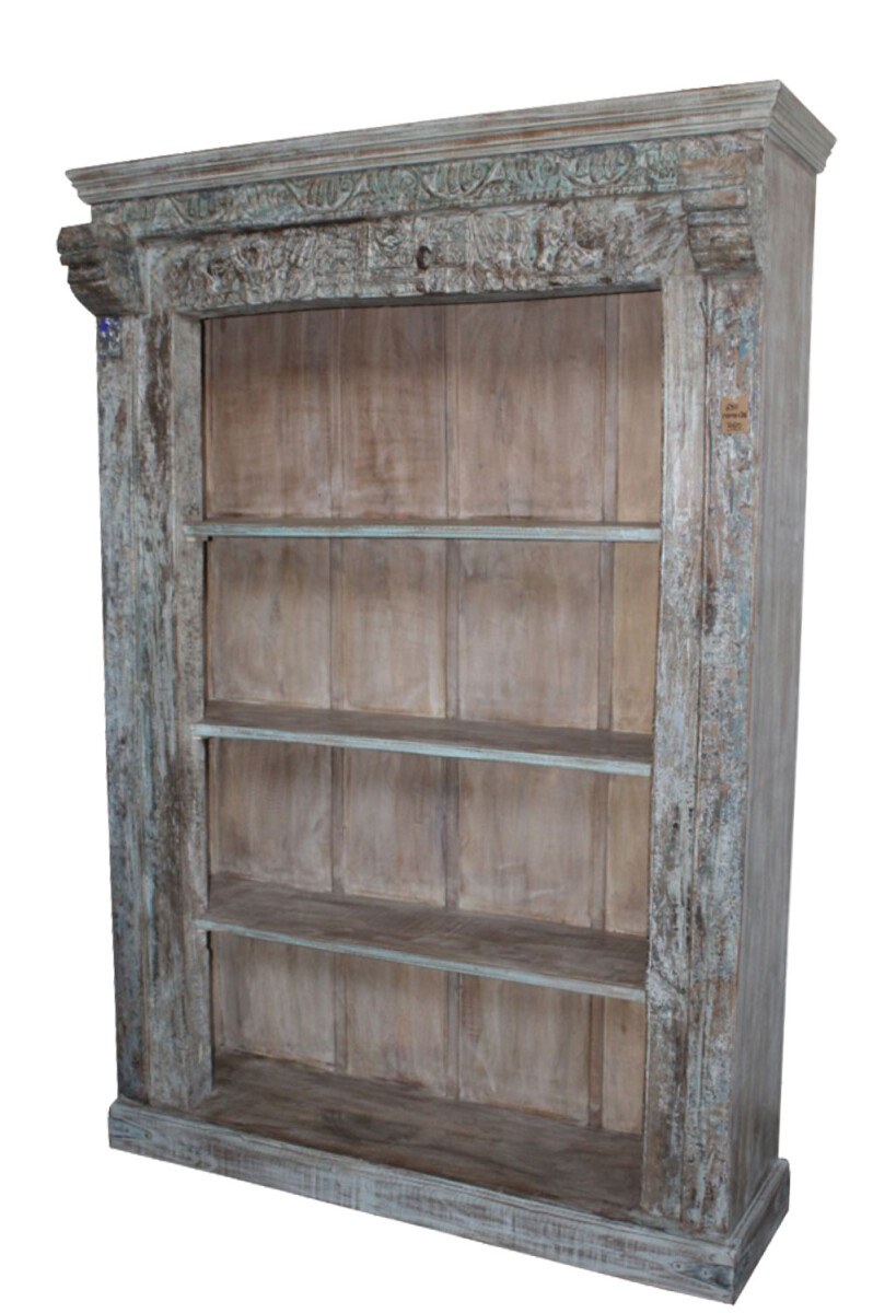 Oriental Vintage Bookshelf, Antique Soli box