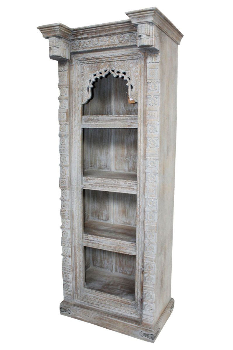 Oriental Vintage Bookshelf, Antique Soli box