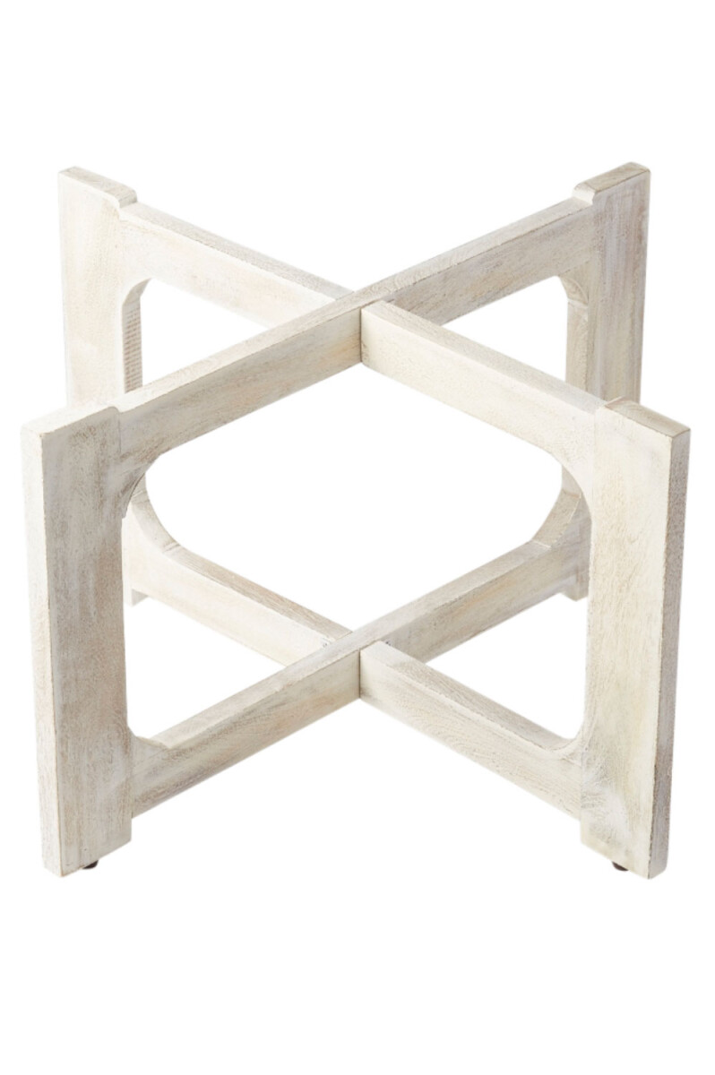 Folding Table Base, Foldable, Cadiz Whit box
