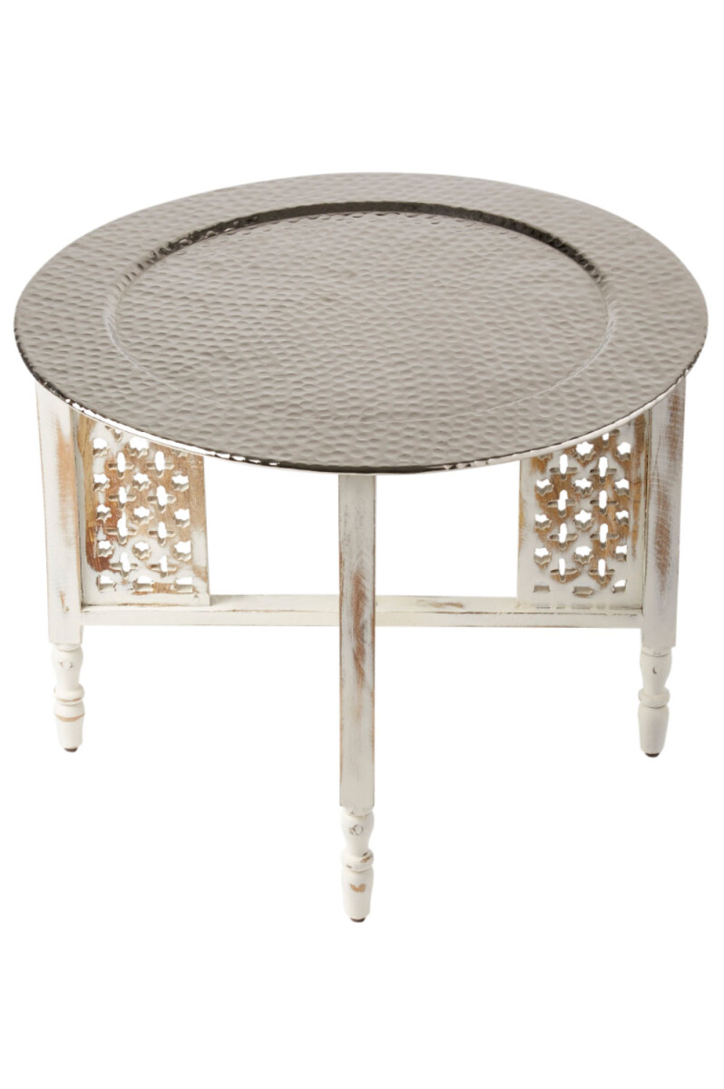 Hania White Silver Oriental Coffee Table box