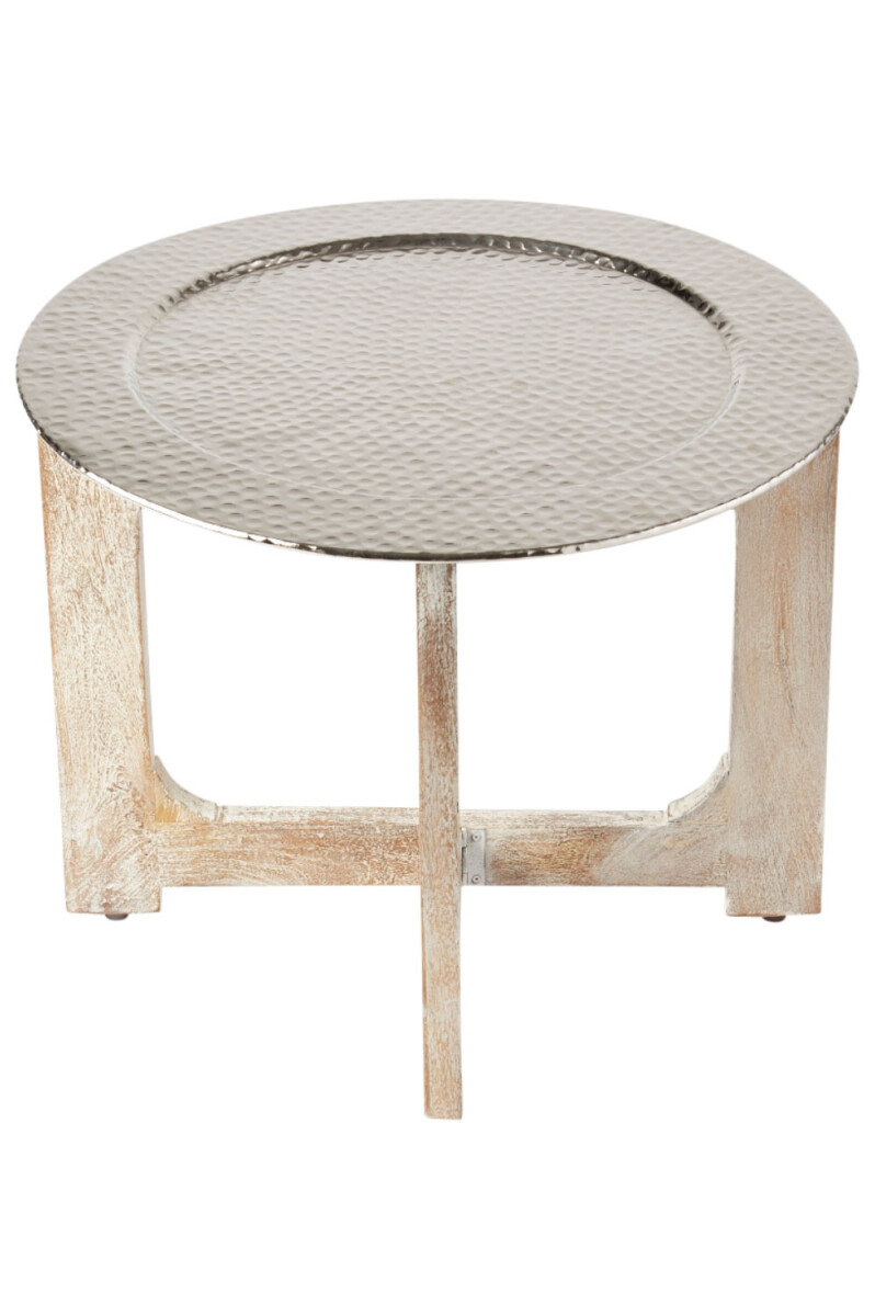 Cadiz White Silver Oriental Coffee Table box