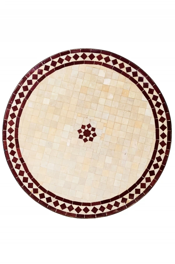 Moroccan Mosaic Table Bilbao Beige Borde 19_2nd