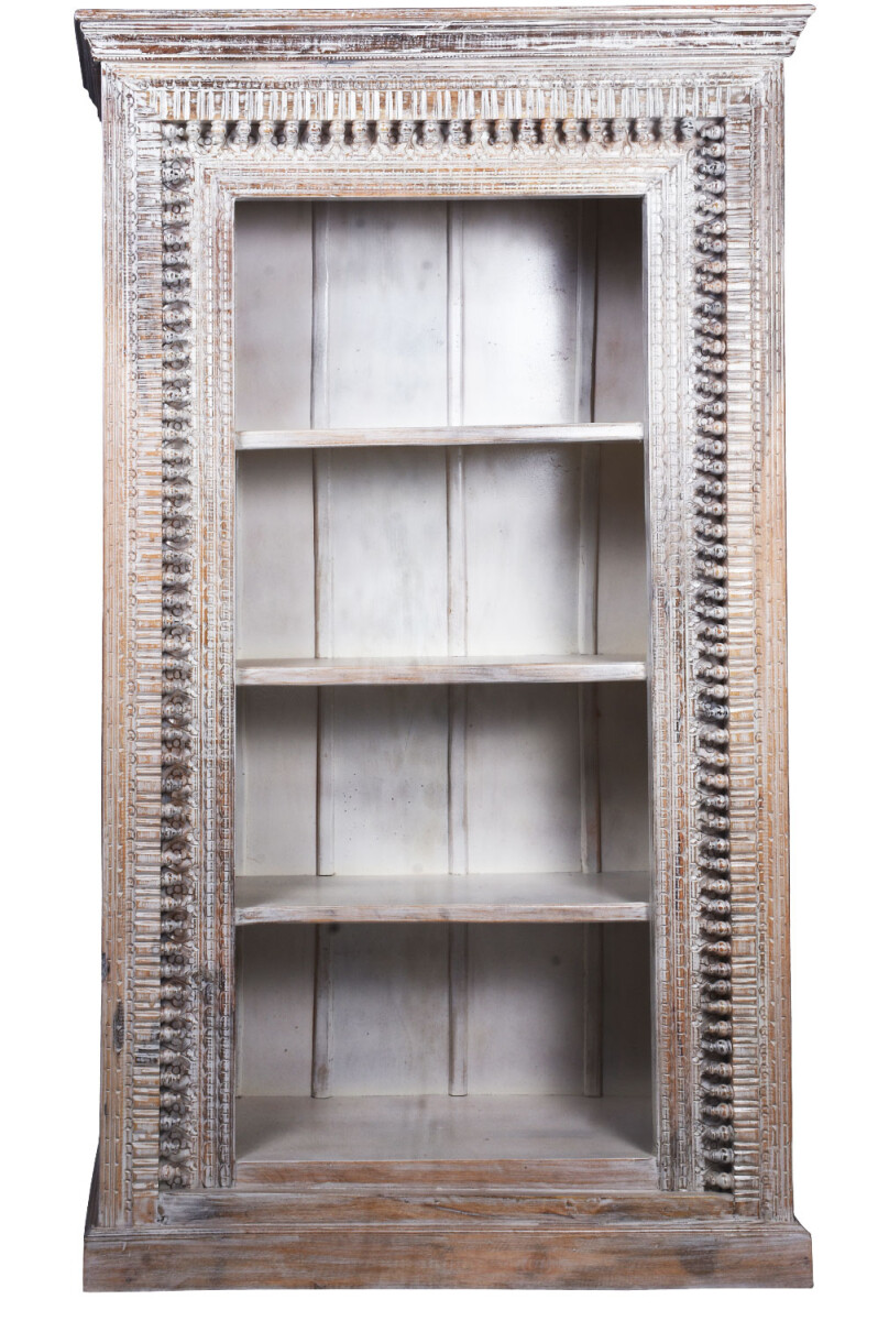 Behcet Oriental Solid Wood Bookshelf box