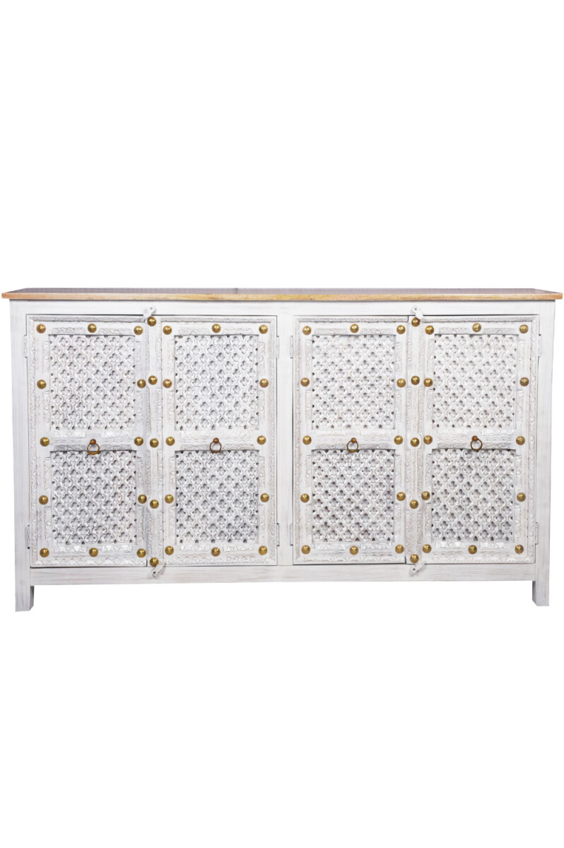 Vintage Sideboard, Solid Wood, Hamdi, 18 box