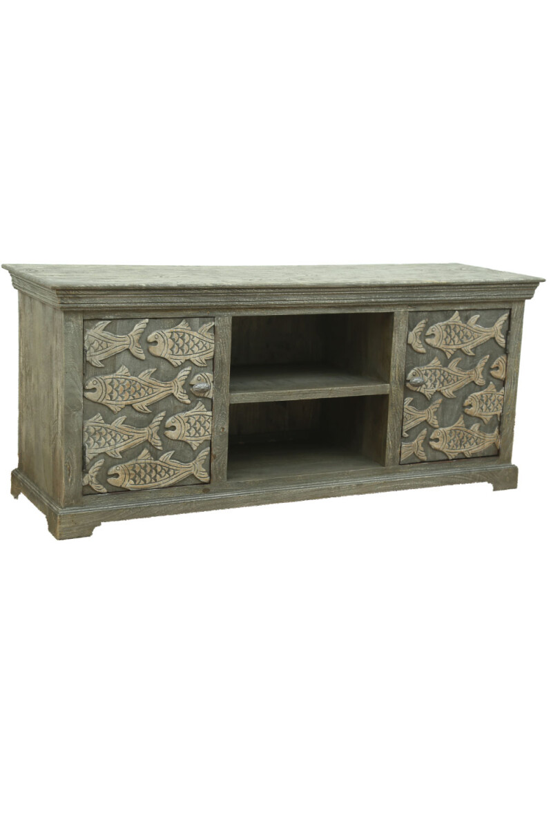 Nord Design TV Cabinet, Solid Wood, Shah box