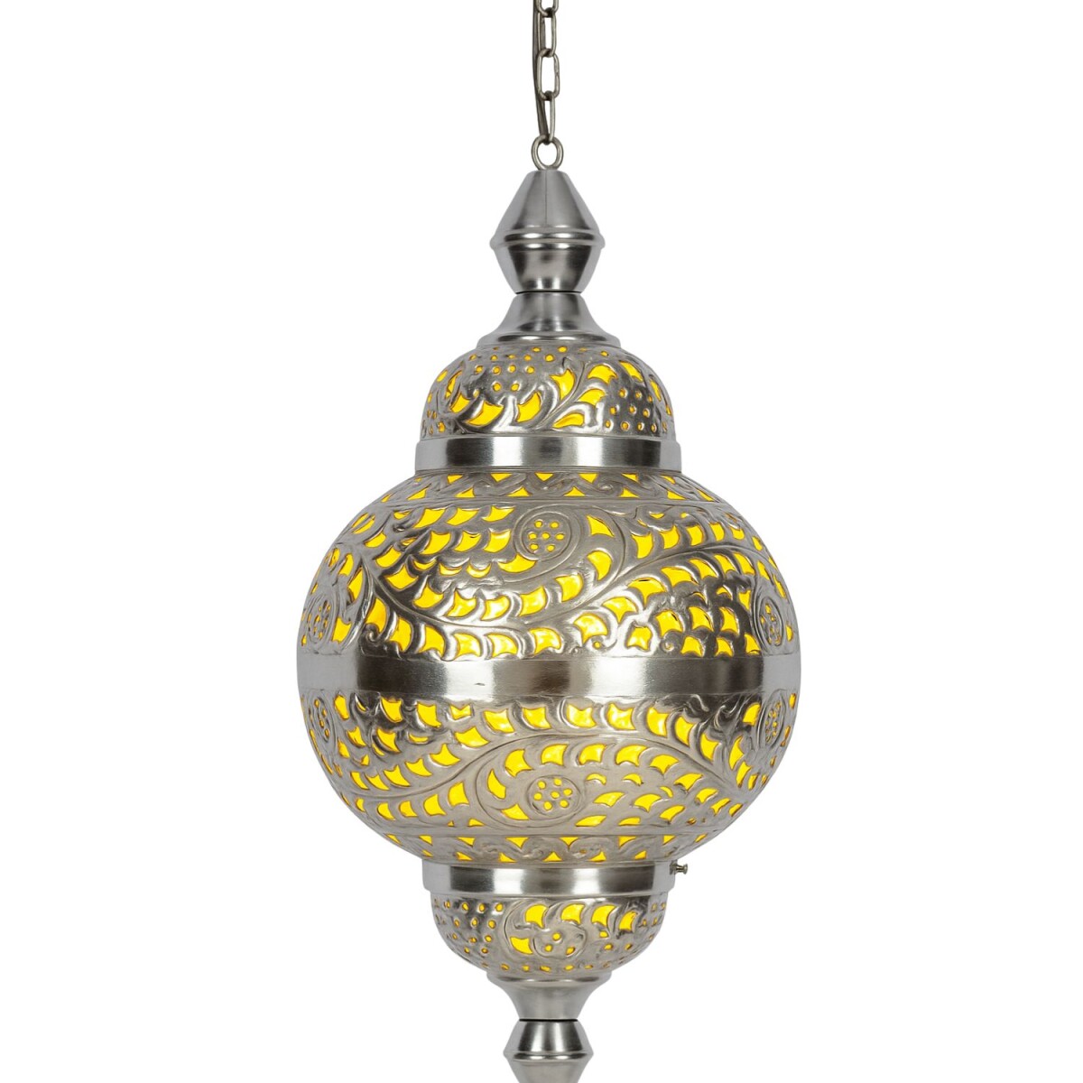 Fahda Silver Pendant Light | Handcrafted box