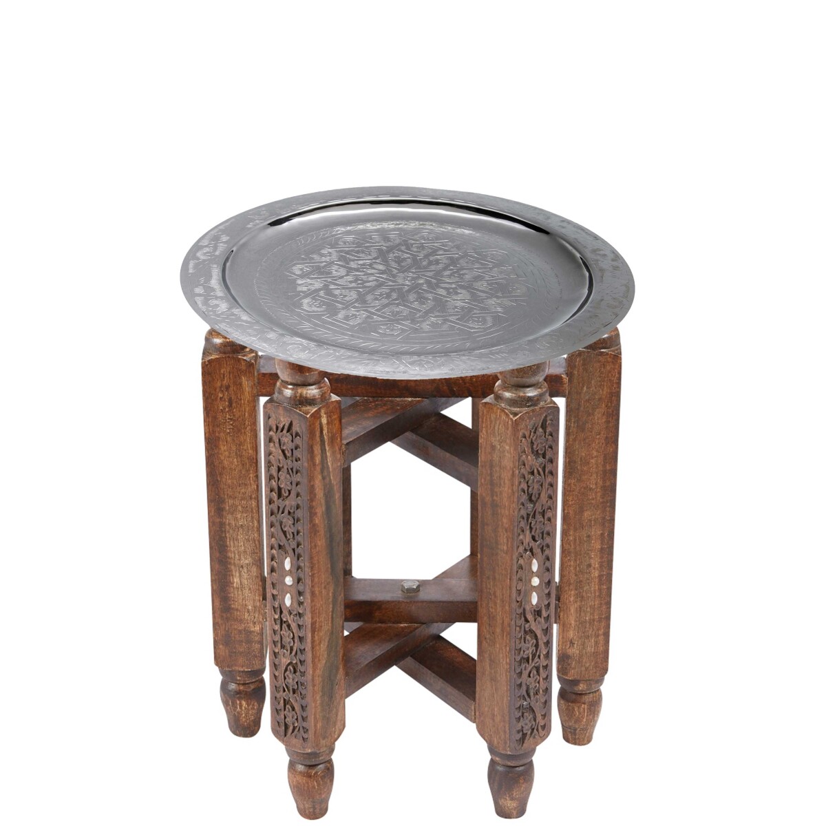 Oriental Coffee Table Halab Brown Mehdia box