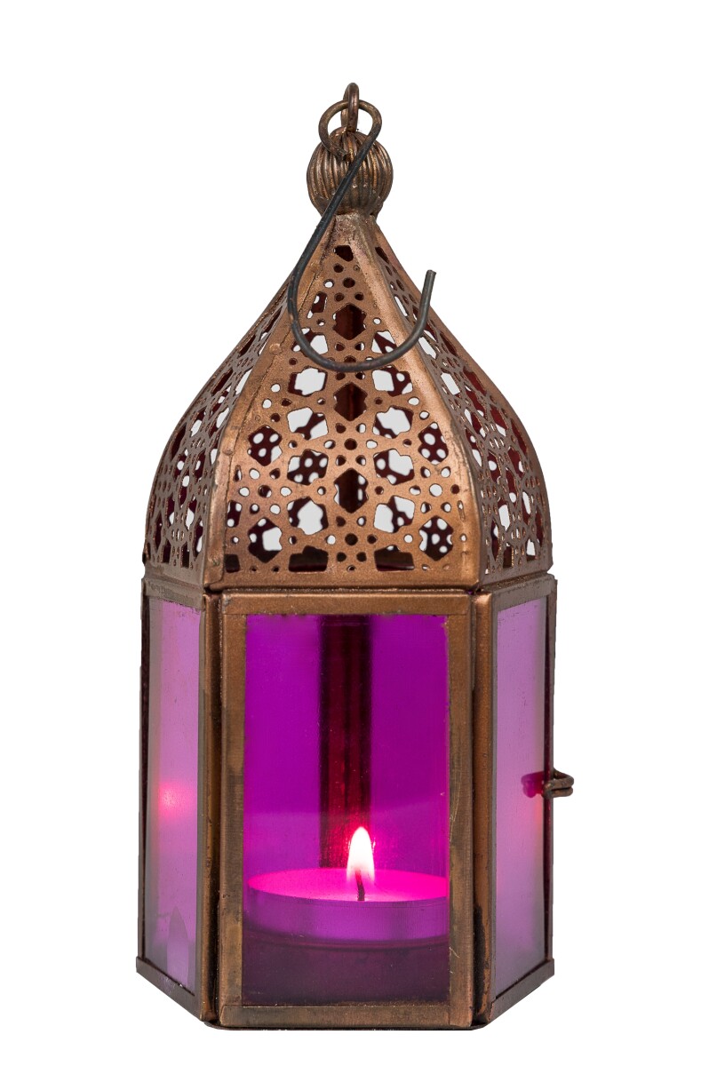 Meena Oriental Lantern - Pink box