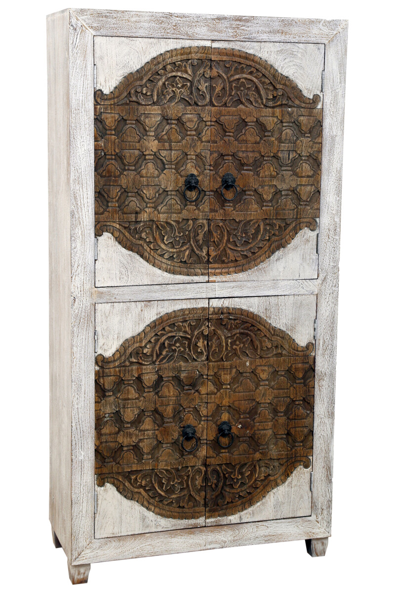 Oriental Vintage Hallway Cabinet Aswa box