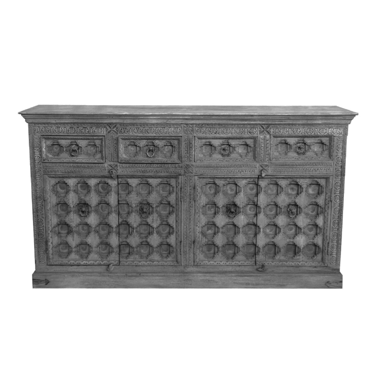 Abinash Sideboard | Handcrafted Solid Wo box