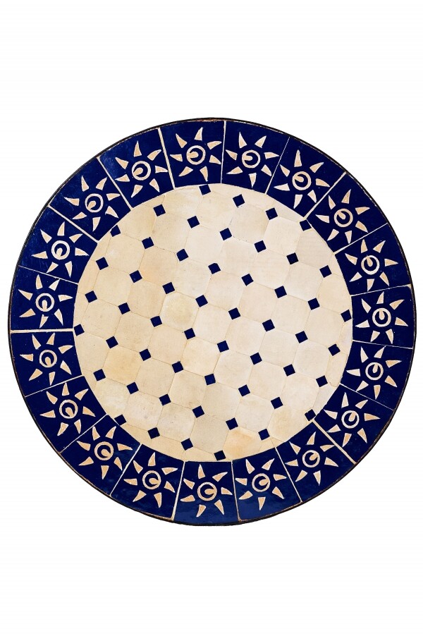 Orient Mosaic Tile: Sun (Natural/Blue),  box