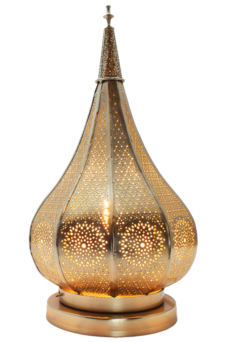 Oriental Table Lamp: Kais Silver box