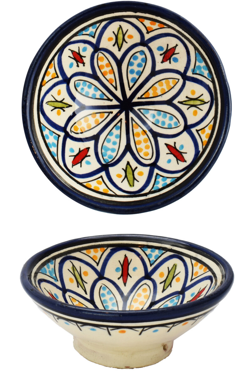 Amaru Moroccan Ceramic Bowl, Handcrafted box