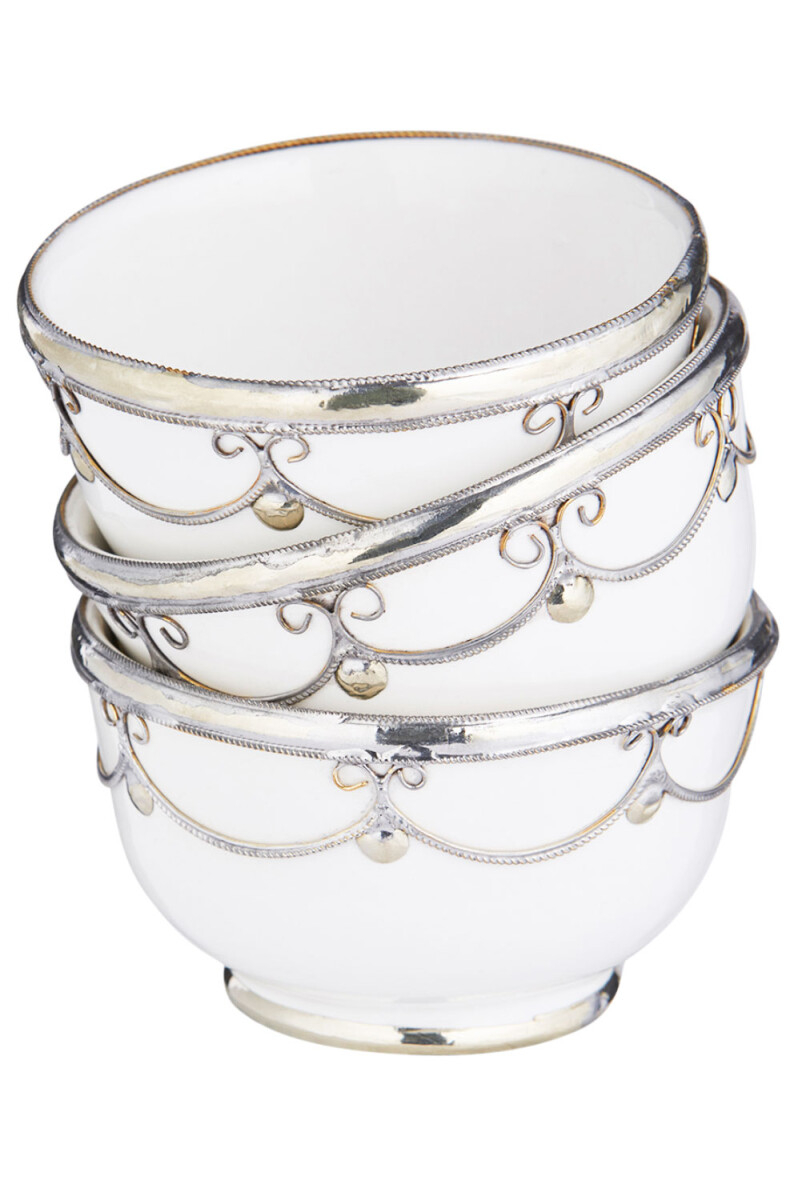 Miranda White Oriental Ceramic Finger Fo box