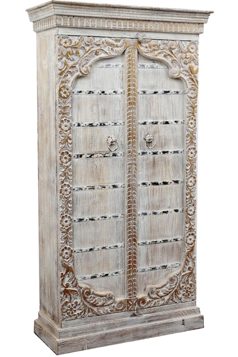 Besir Oriental Solid Wood Wardrobe box