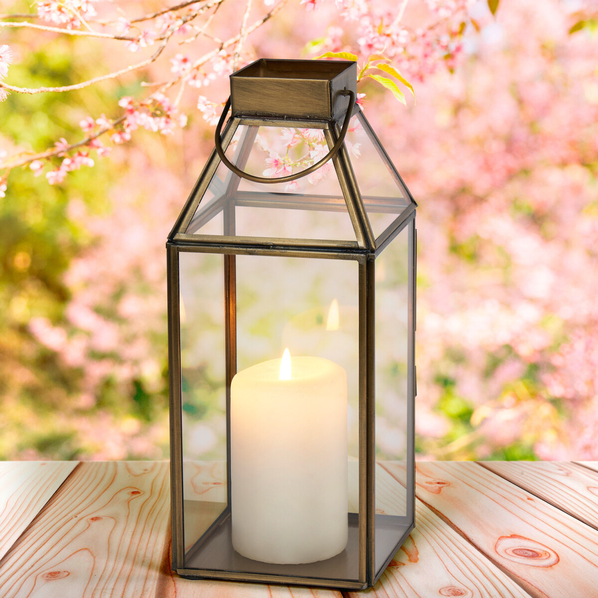 25 cm Glass Lantern, Mahdi box
