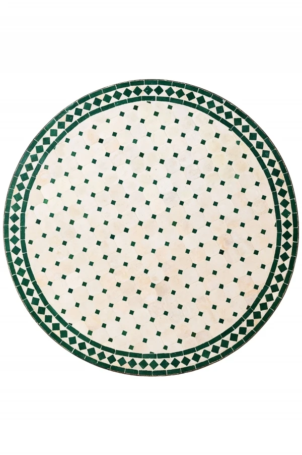 Moroccan Mosaic Table, Marrakech, Beige 20_2nd