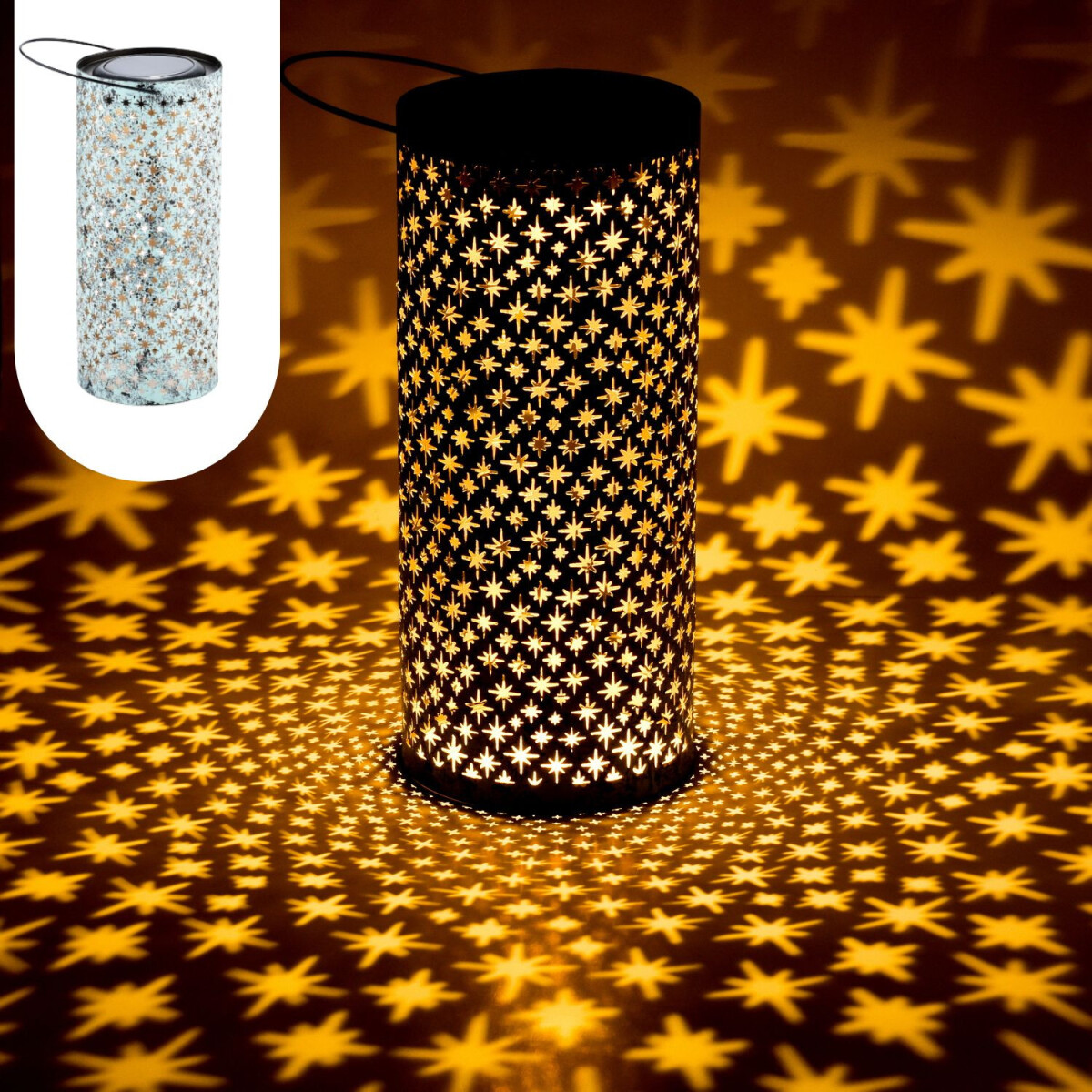 Vintage Solar Lantern, Solar Lantern, Windlight, Outdoor Lam