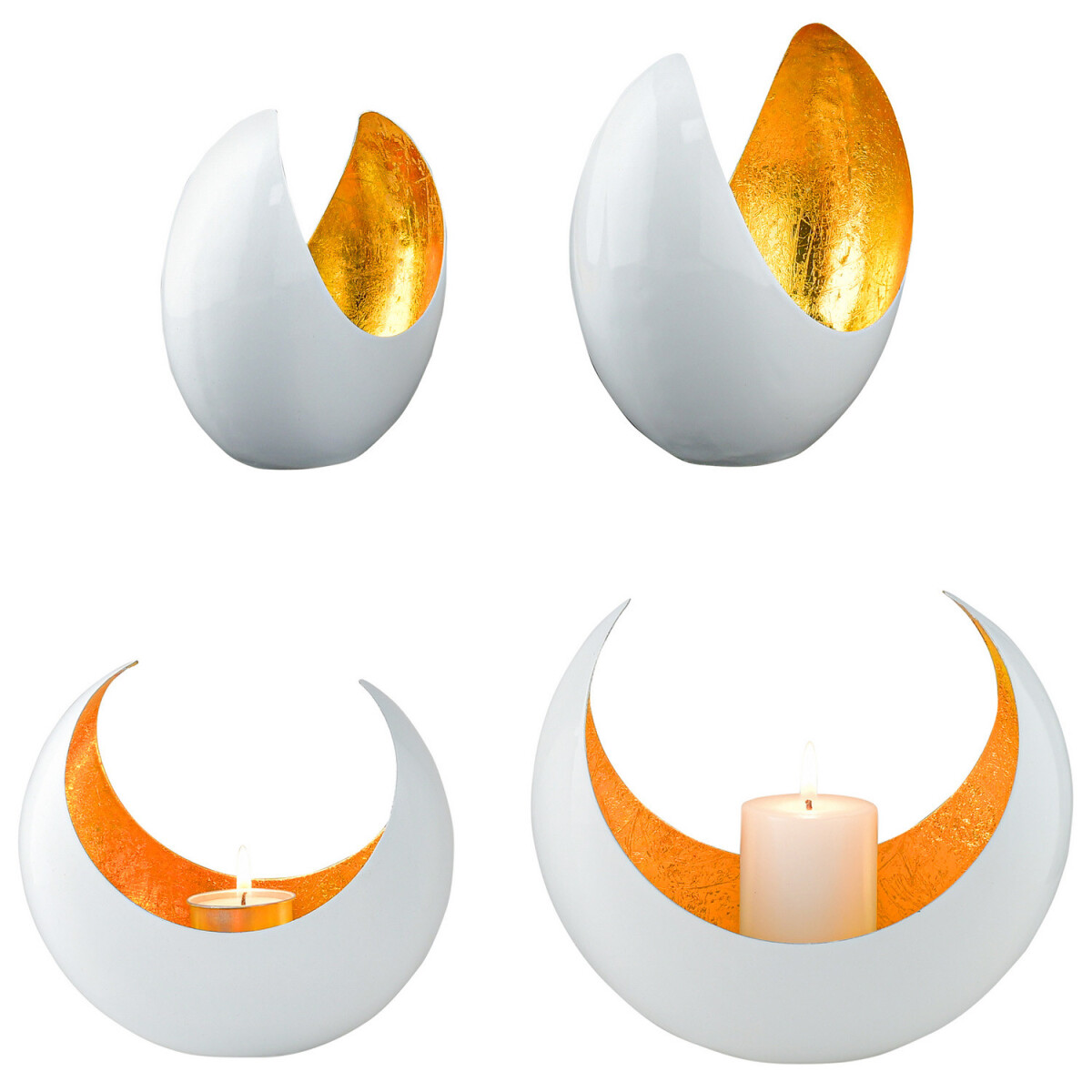 Set of 2 Aesthetic Decorative Tealight H box