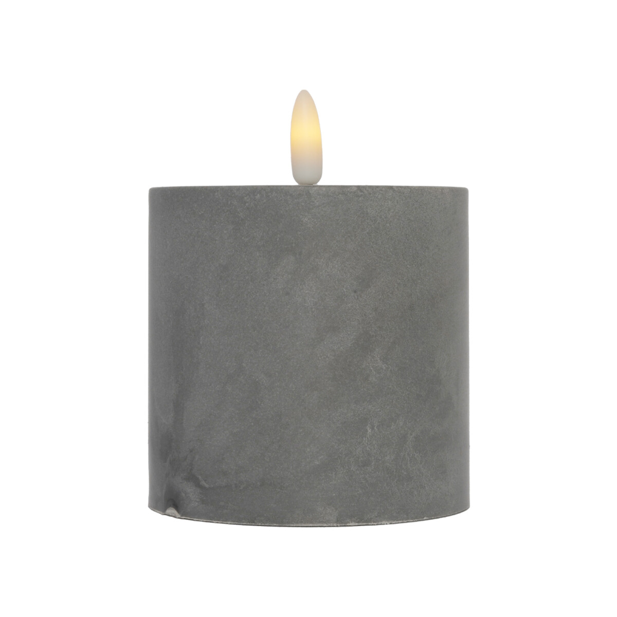 LED Candle, Cement Design, Samod Round box