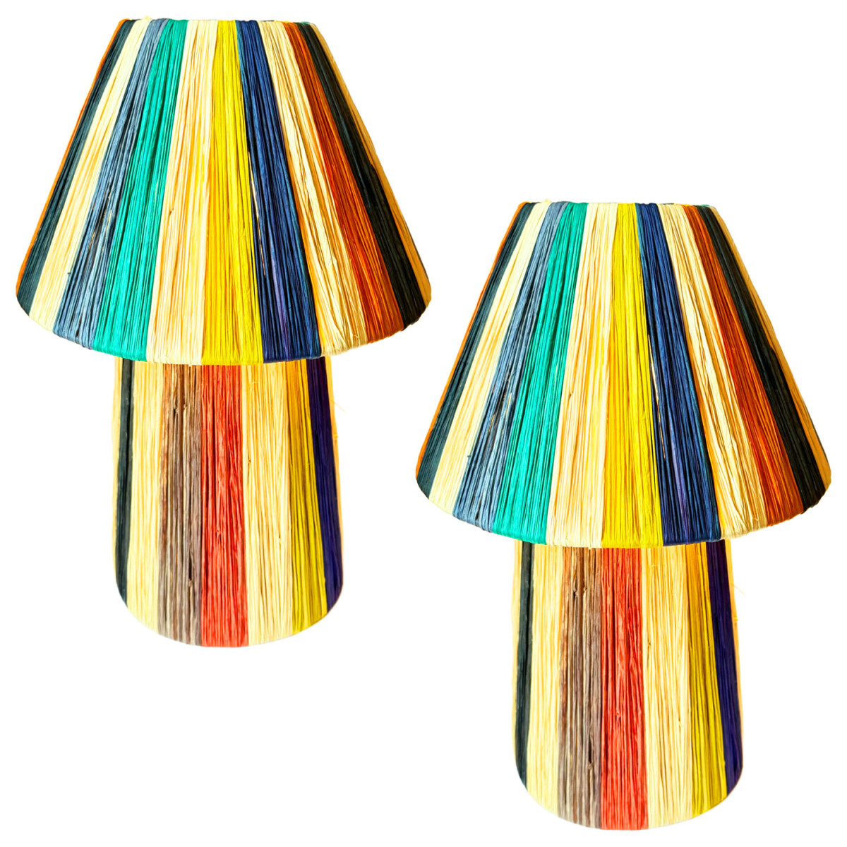Set of 2 Boho Decorative Table Lamps / B box