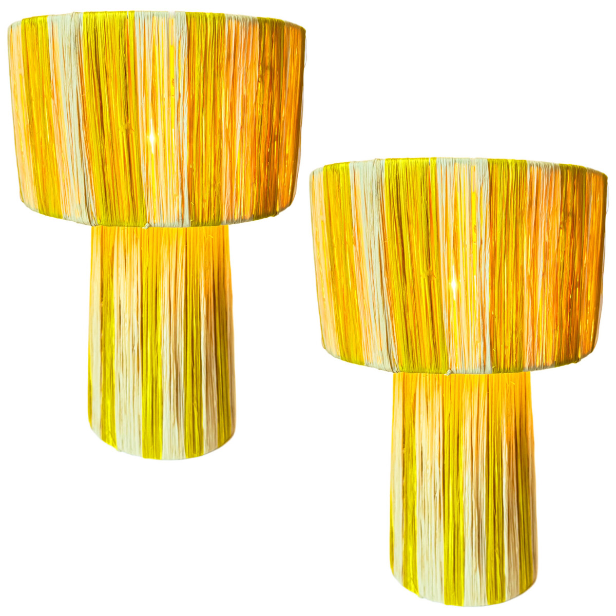 Set of 2 Boho Decorative Table Lamps / B box