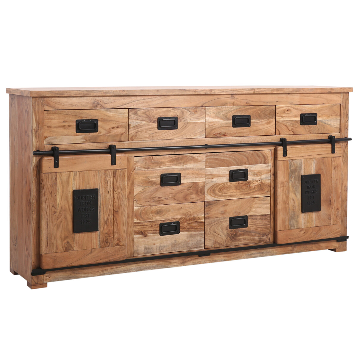 ABCDE Sideboard, 200 cm, Industrial Styl box