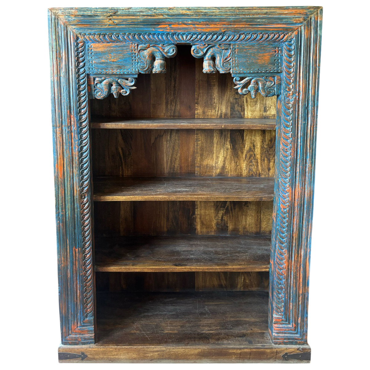 Oriental Vintage Bookshelf, Antique Soli box