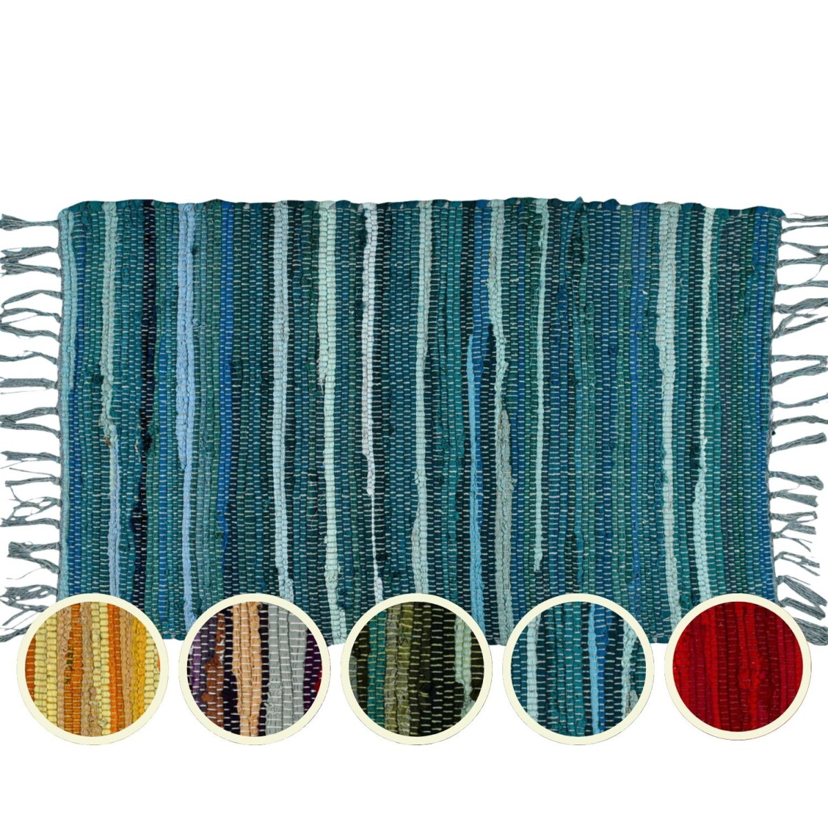 Callum Blue Rug 90×50 cm | Boho Ru box