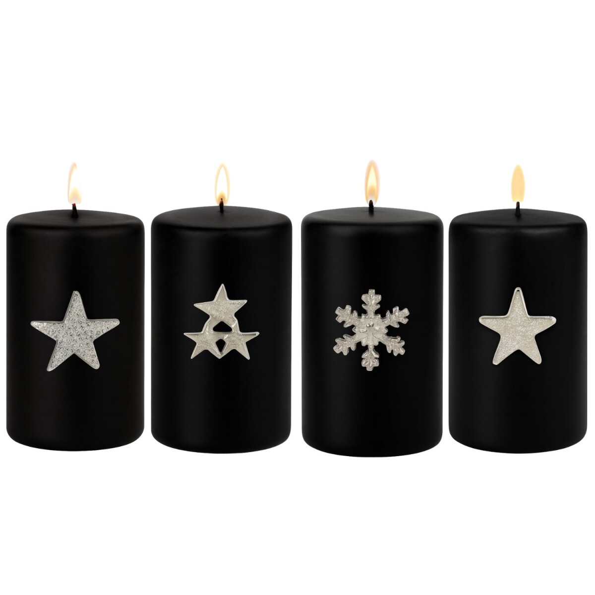 Set of 4 Caloge GJKE 6cm Silver Candle Holders | Boho...