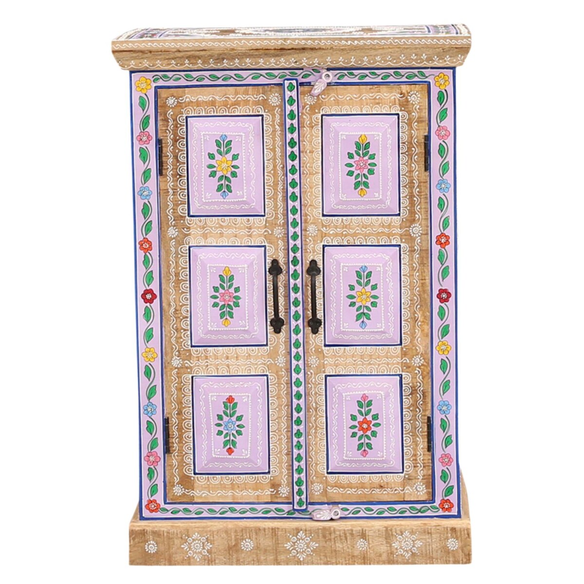 Adya 94 cm Chest of Drawers | Hand-painted Bohemian Ethno Ch
