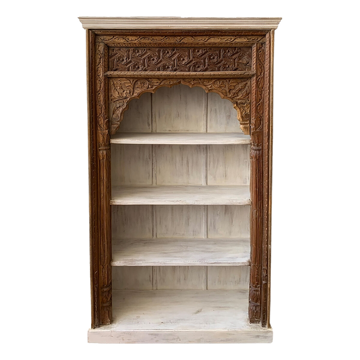 Oriental Vintage Bookshelf, Antique Soli box