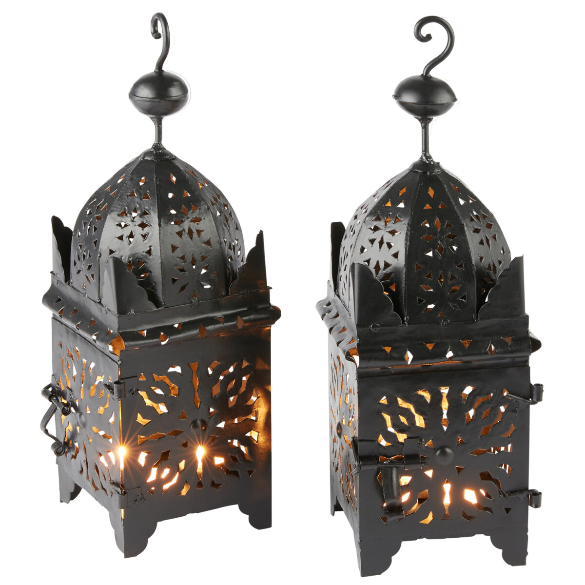 Set of 2 Oriental Garden Lanterns " box