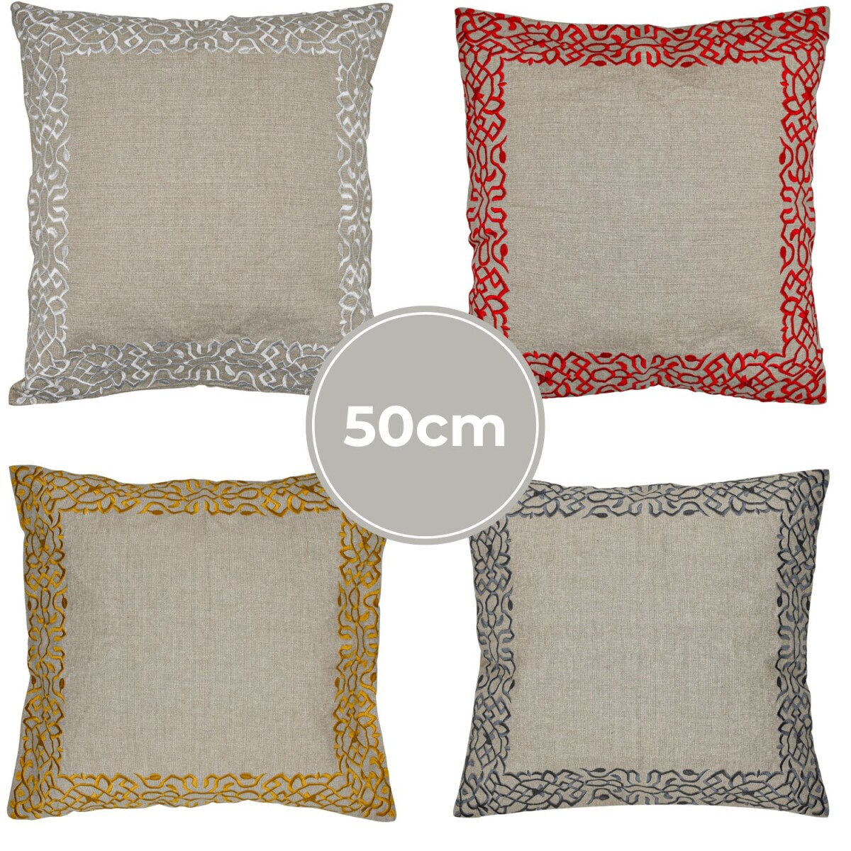 Set of 4 Handmade Frisia Pillowcases, Mu box