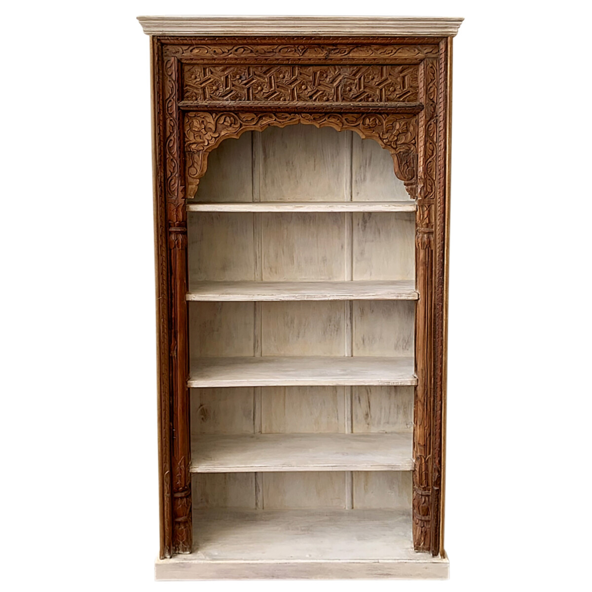 Oriental Vintage Bookshelf, Antique Soli box