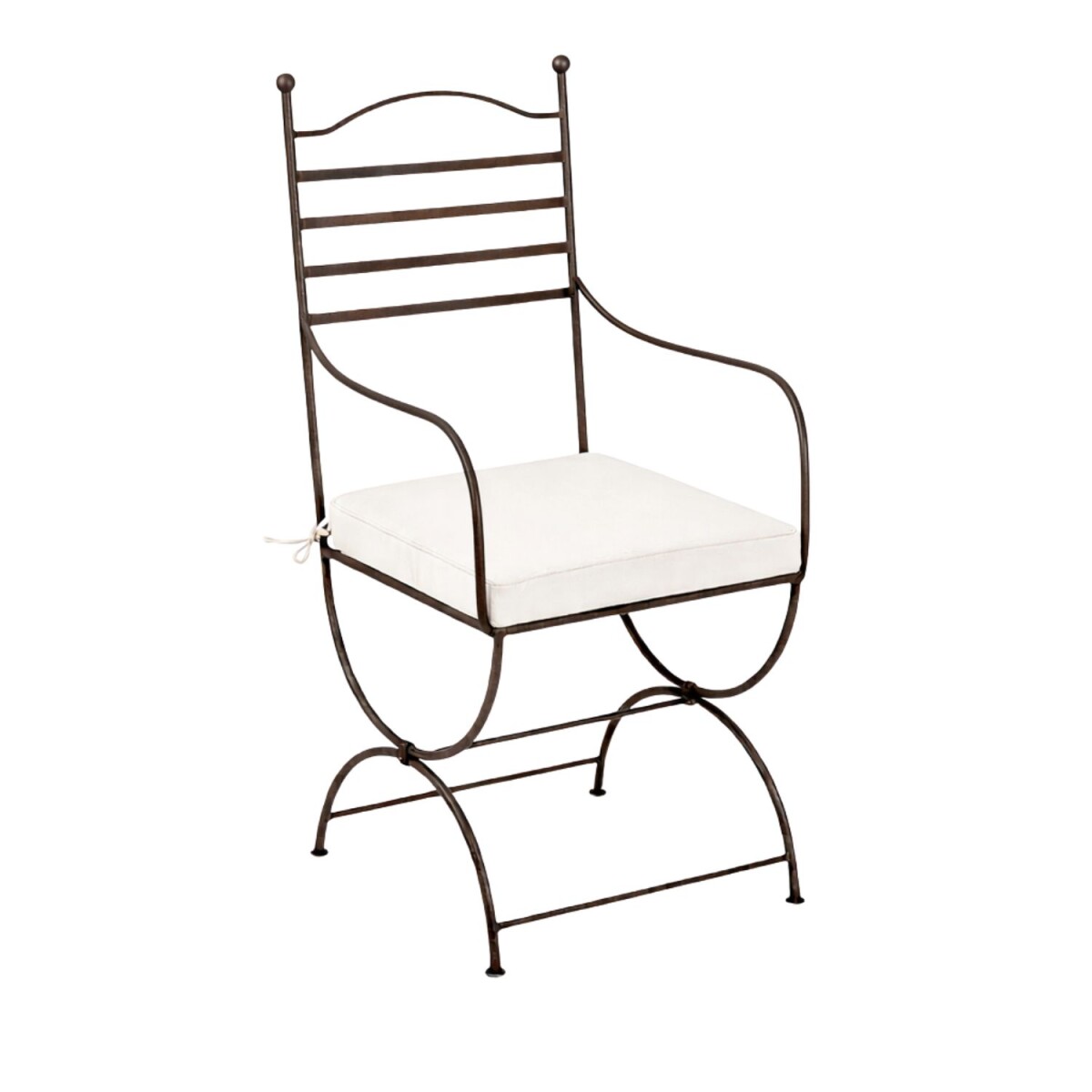 Palencia XL Hand-Forged Iron Chair | Mediterranean Garden Ch