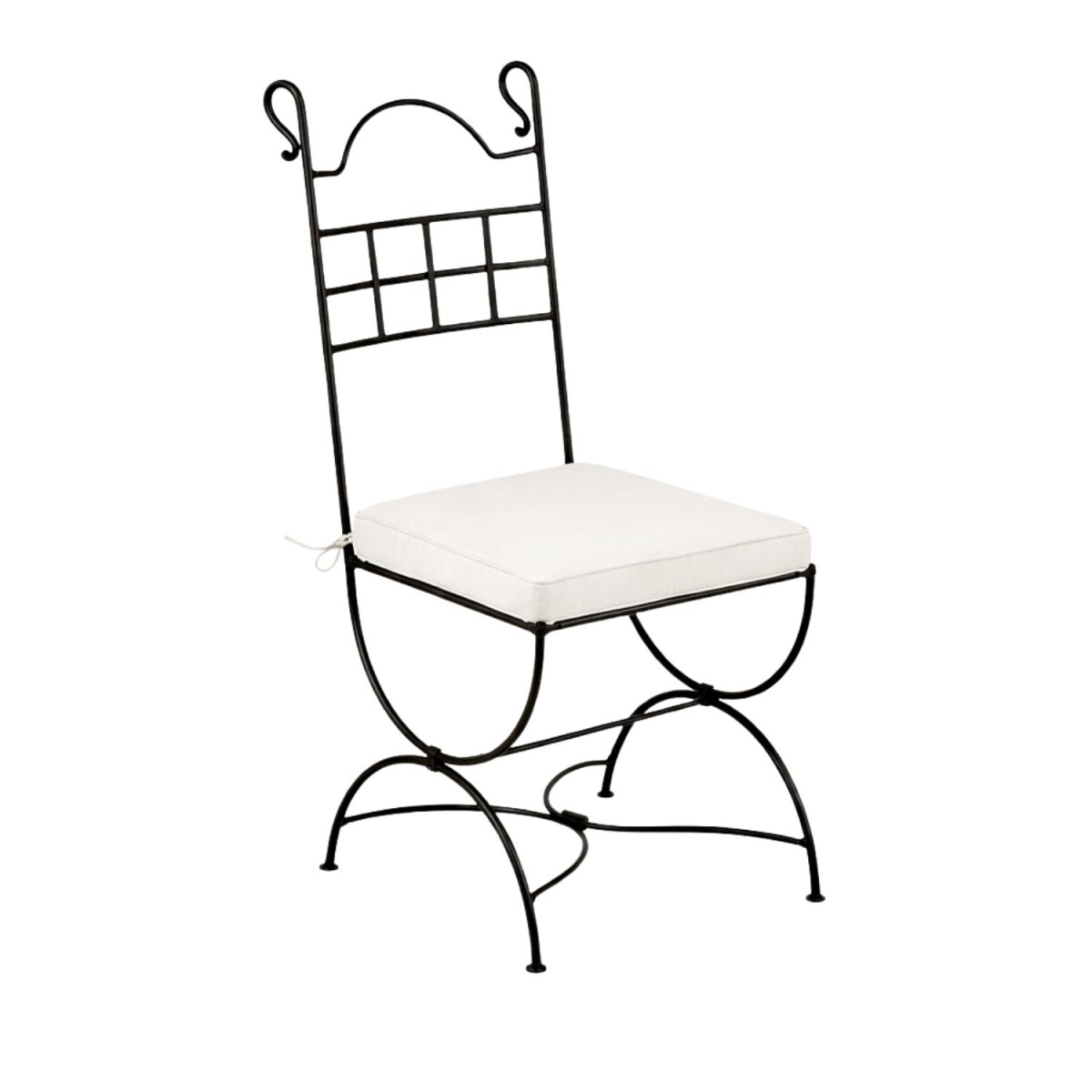 Segovia Hand-Forged Iron Chair | Mediterranean Garden Chair
