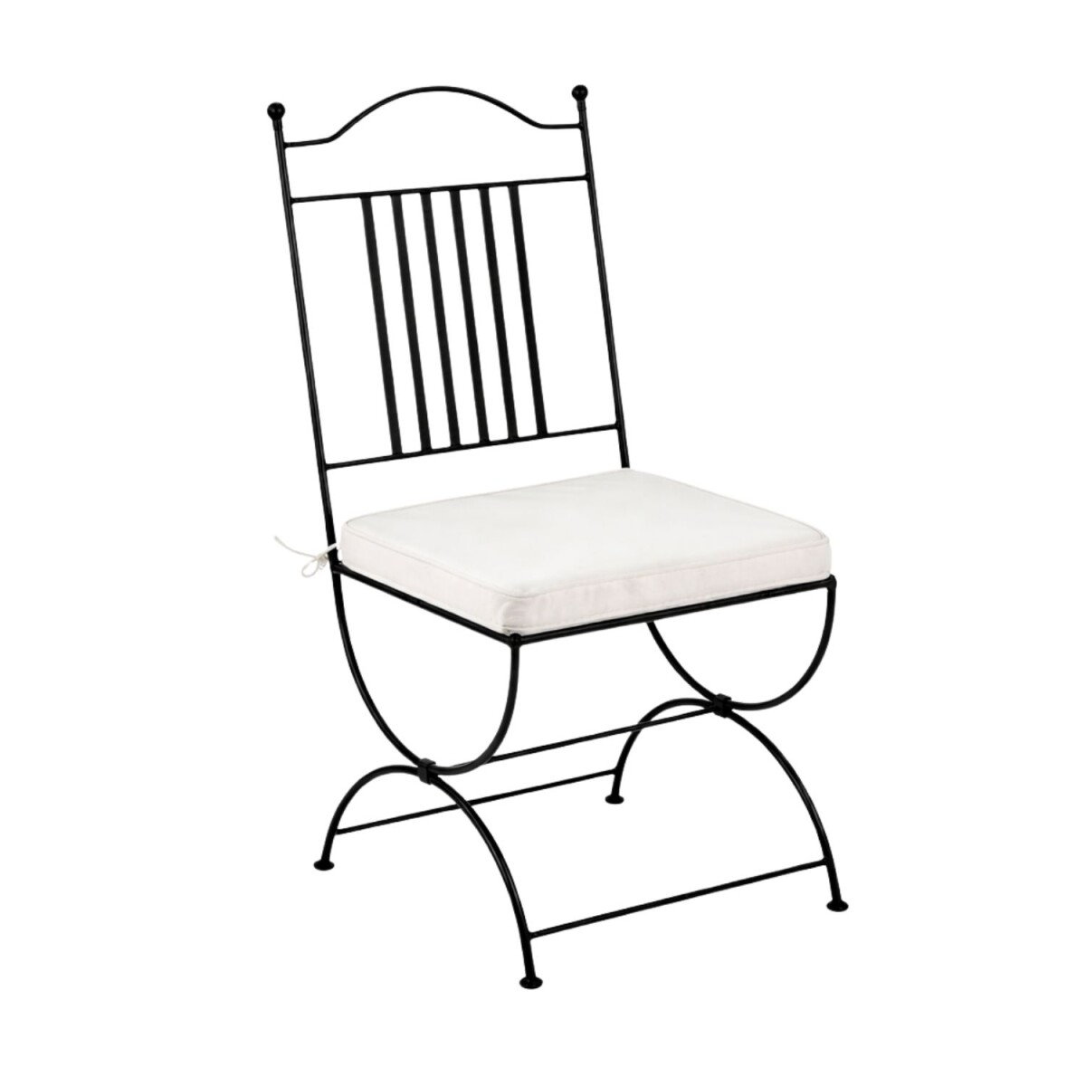 Ourense Hand-Forged Iron Chair | Mediterranean Garden Chair