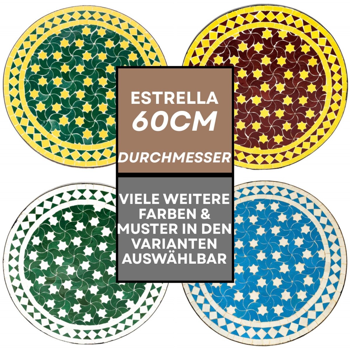 Moroccan Mosaic Table "Estrella"...