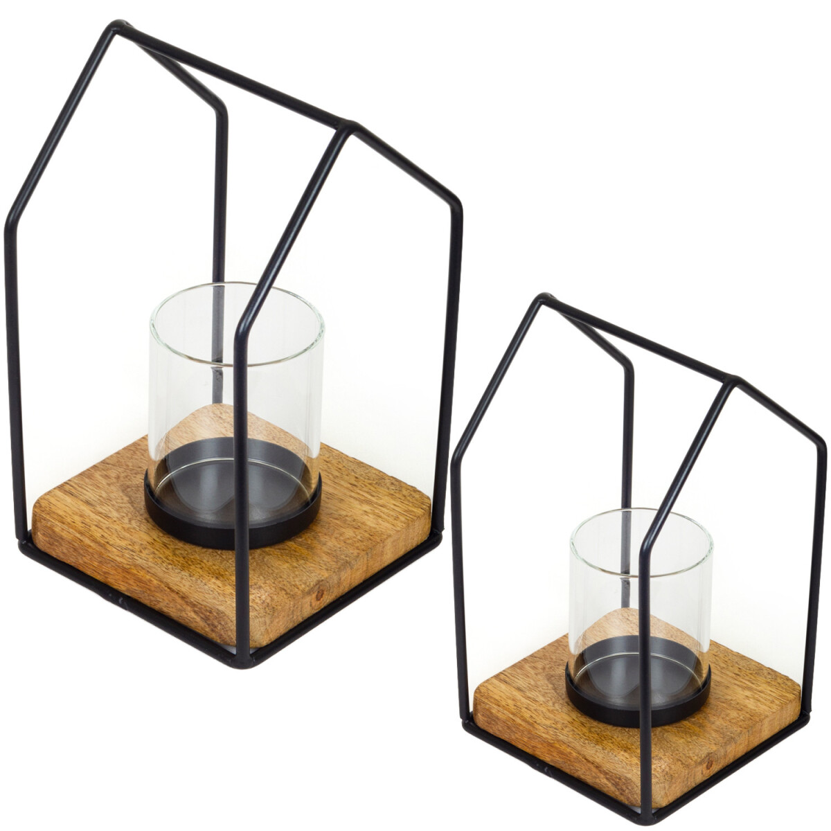 Set of 2 Scandinavian-style Boie tea lig box