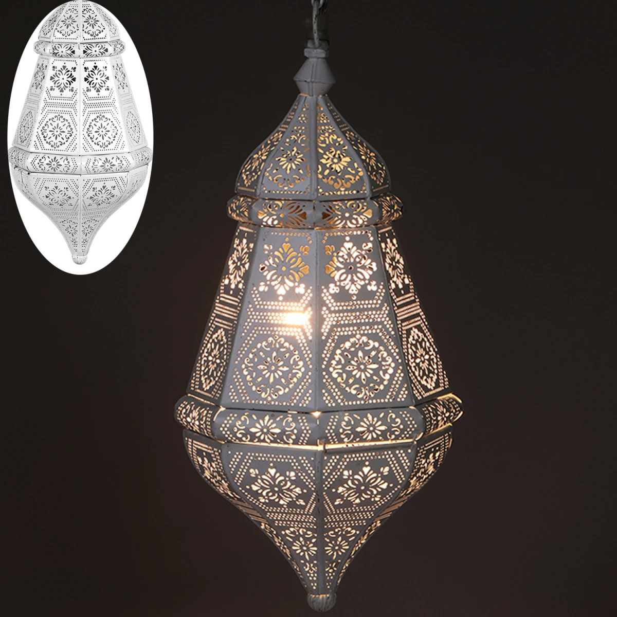 Salma White Pendant Light | Oriental Met 9_2nd