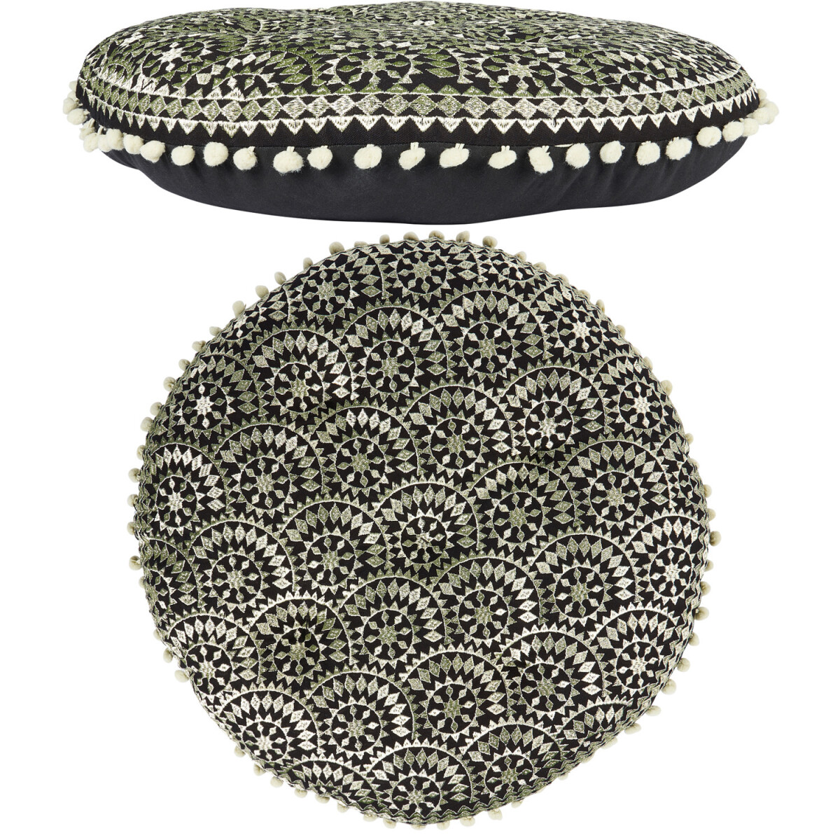 Boho-style Floor Cushion, Decorative Cus box