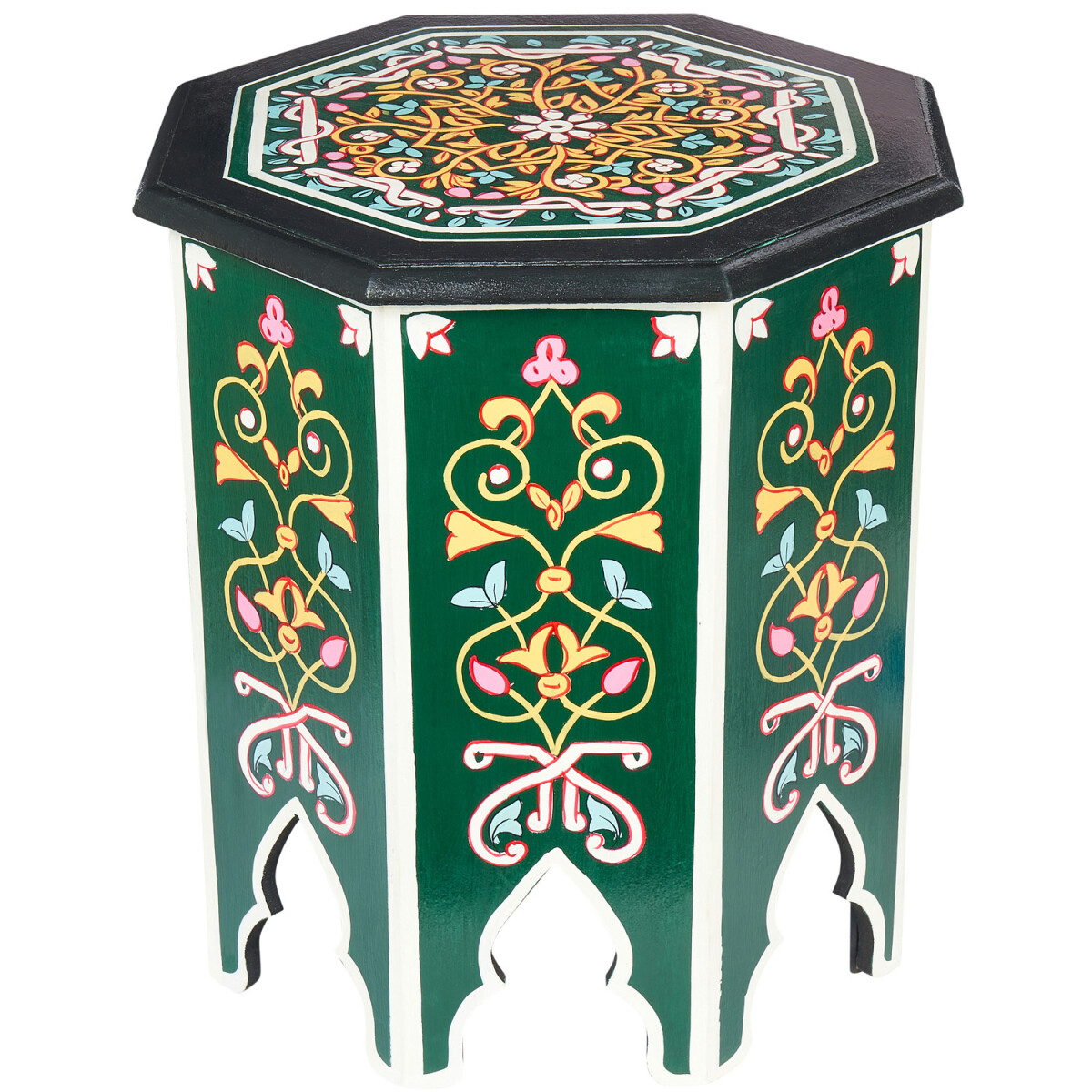 Oriental Side Table with Flower Stool, G box