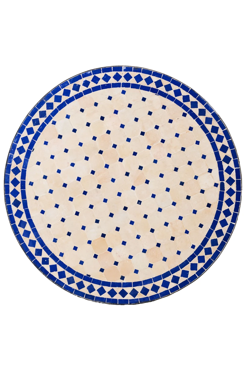 Moroccan Mosaic Table, Marrakech, 80 cm 9_2nd