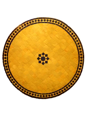 Moroccan Mosaic Table Bilbao 100 cm | Handcrafted