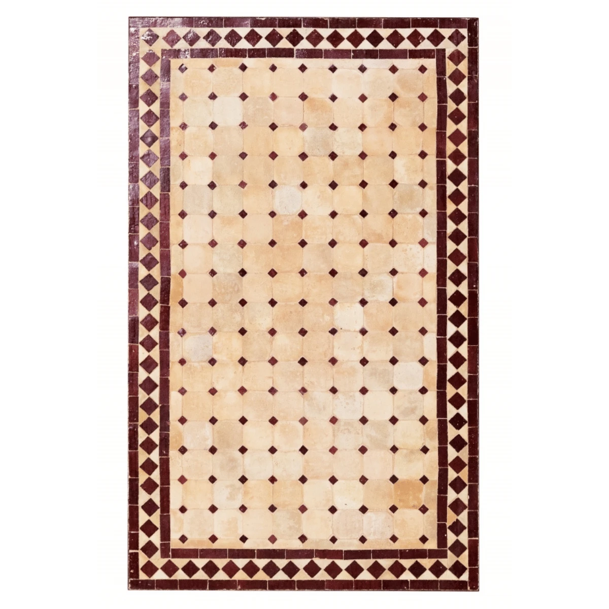Moroccan Mosaic Table, Marrakech, 100x60 18_2nd