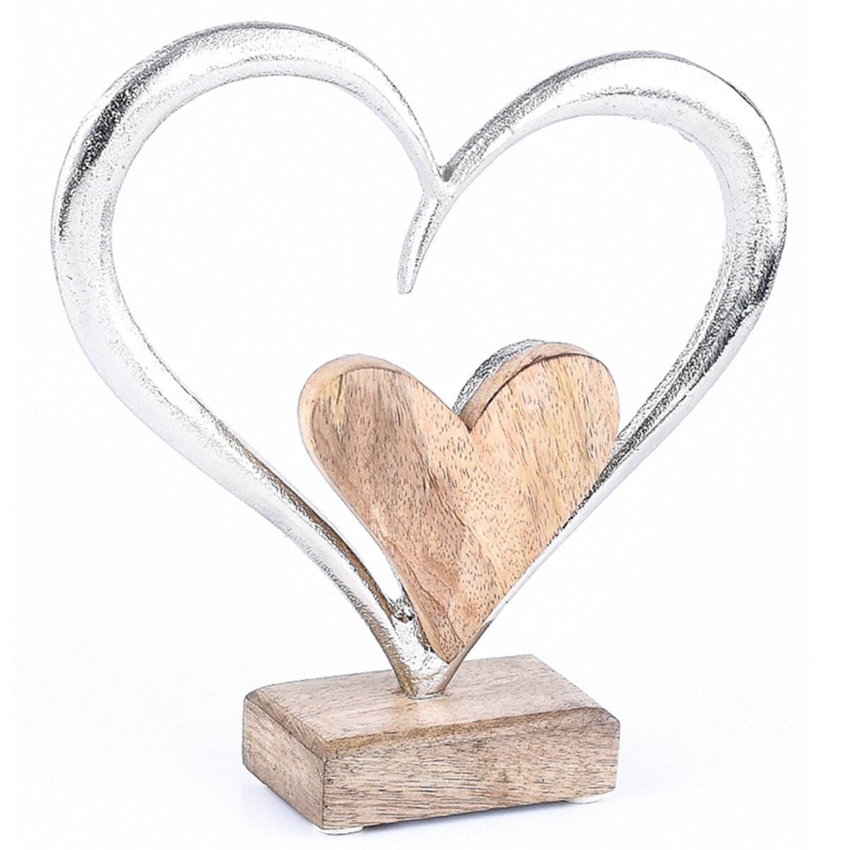 Heart Amour Decorative Figurine -3- Wood box