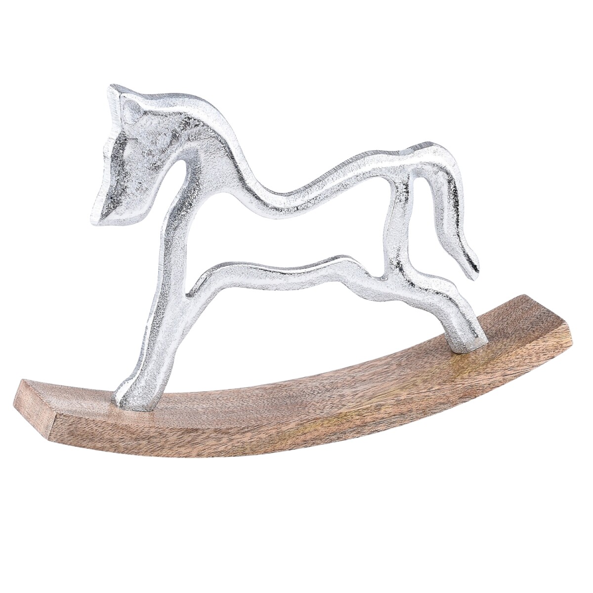 Decorative Display Stand, Silver Rocking box
