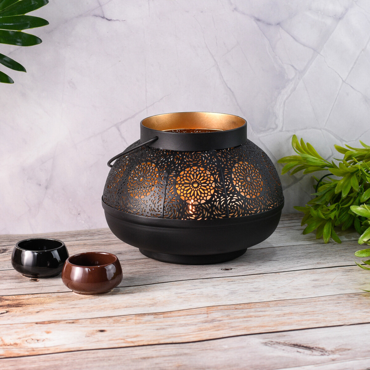 Oriental Garden Lantern Tealight Holder  box