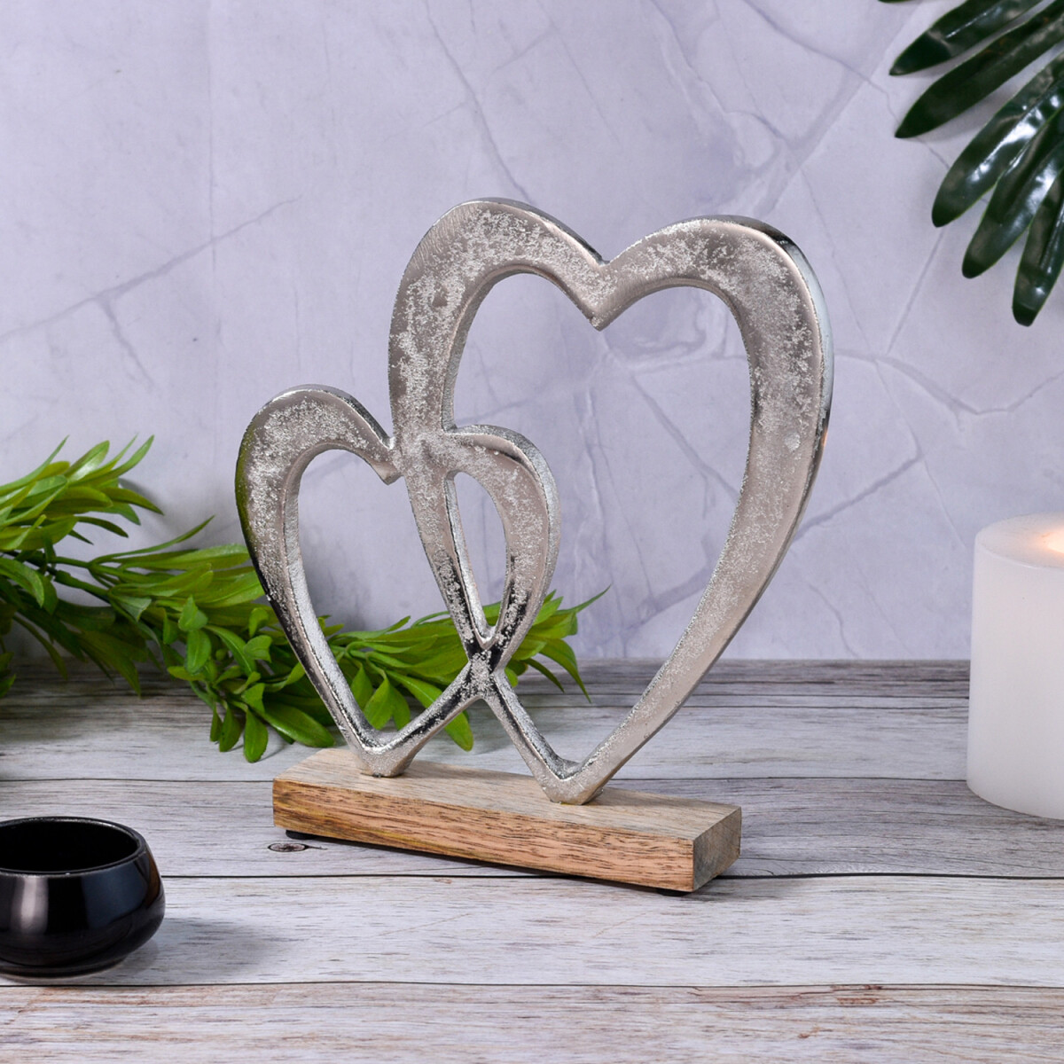 Heart-Shaped Decorative Display Stand, S box